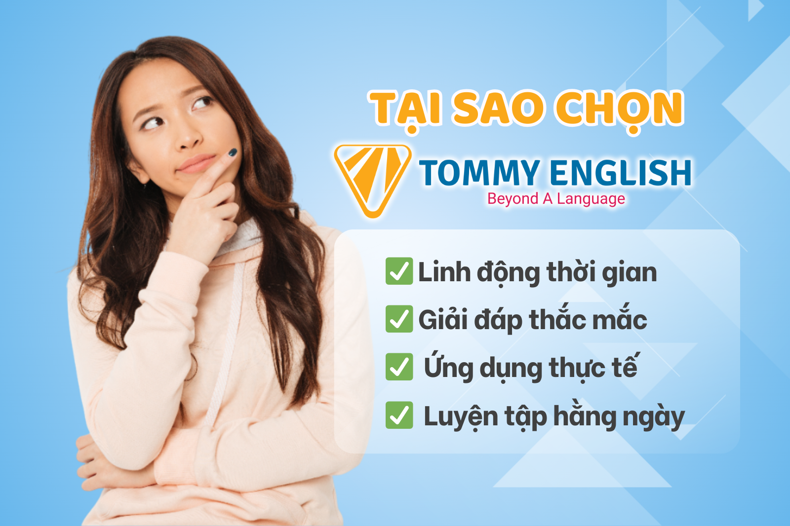 Tại sao chọn Tommy English