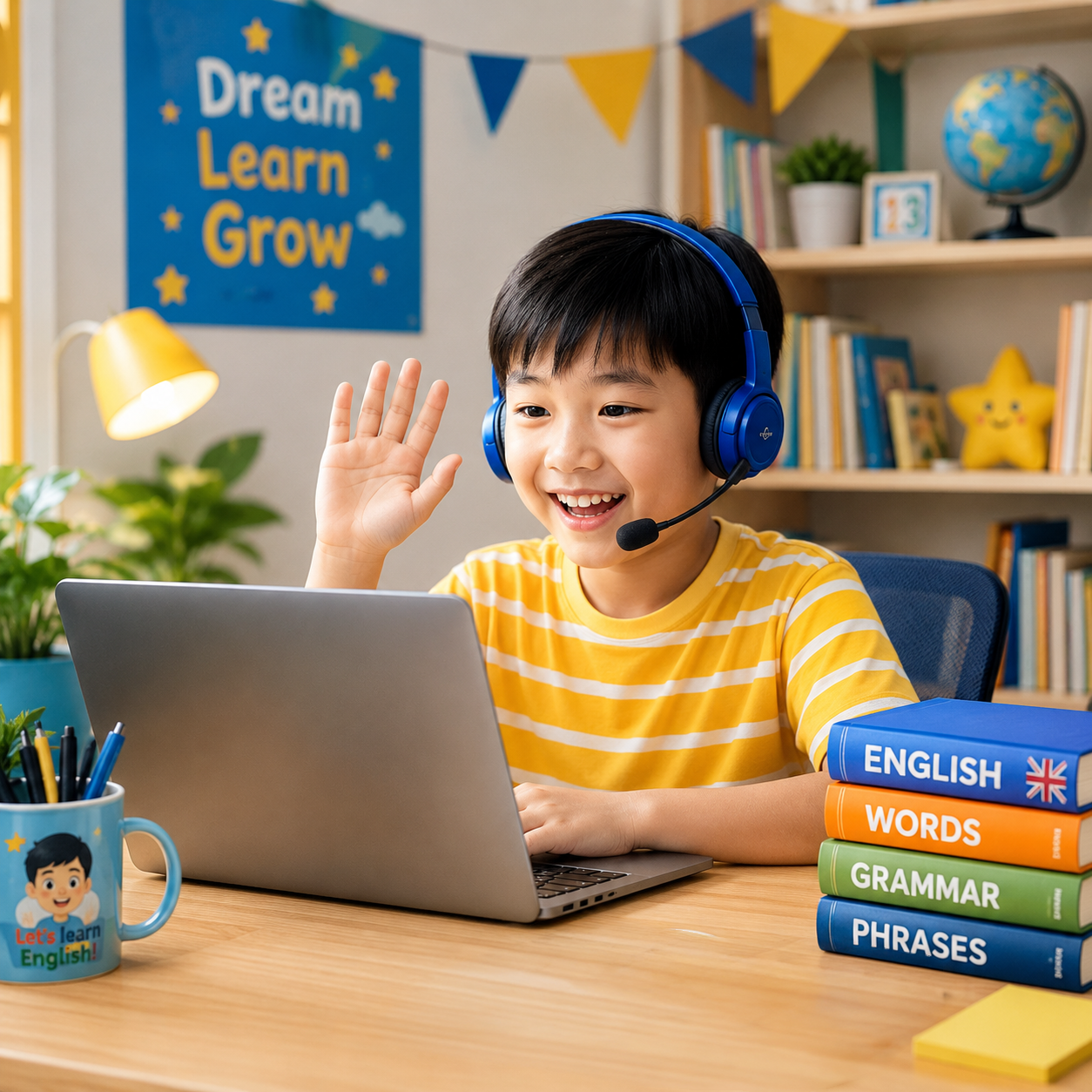 Bé học tiếng Anh online cùng Tommy English